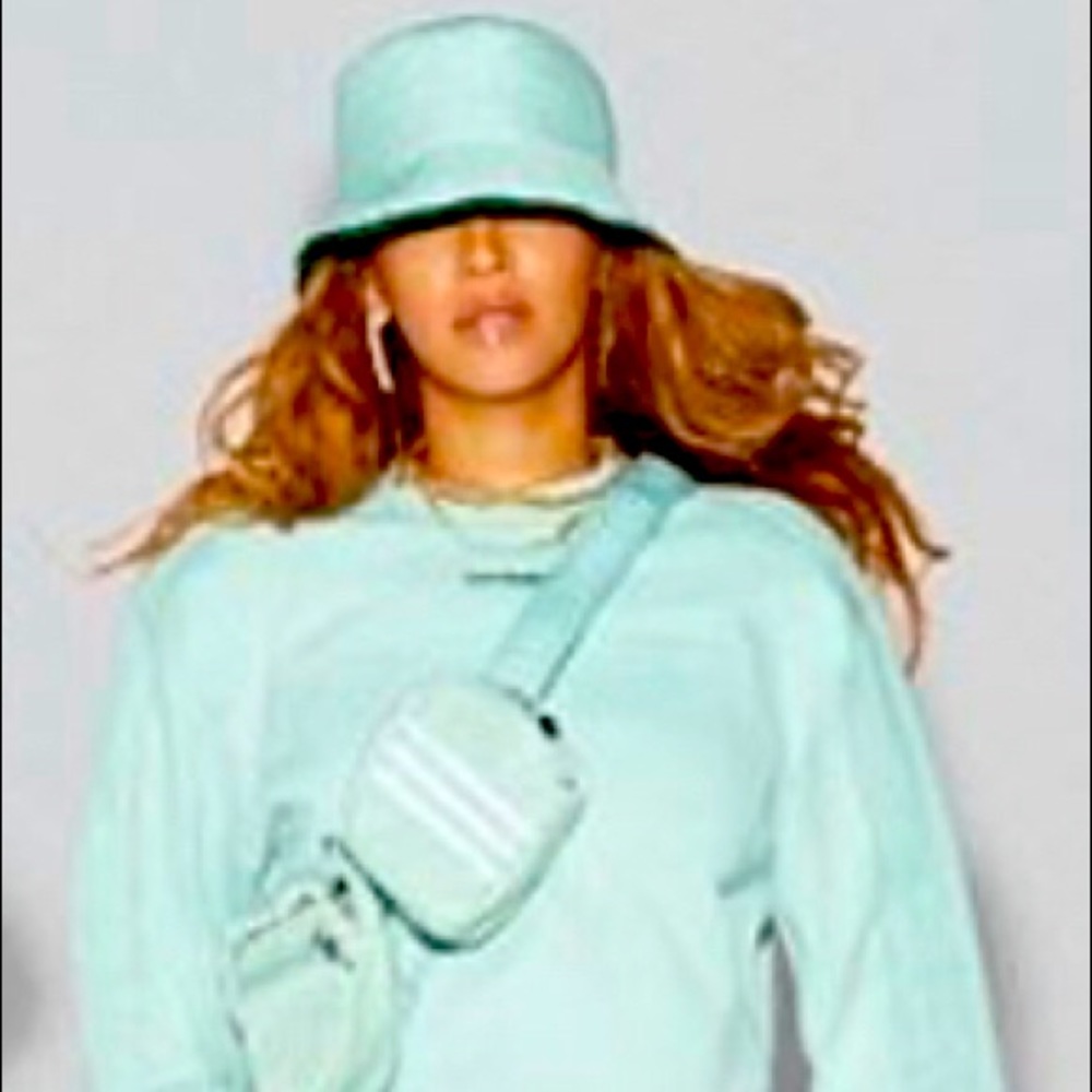 Adidas x ivy park mint green belt bag